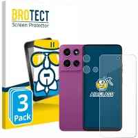 BROTECT Screenprotector 3 Stuks voor Motorola Moto G (2026) (Voor+Camera) Beschermglas transparant