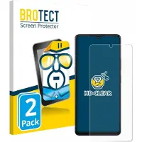 BROTECT - Screenprotector voor Cubot X100 - Folie Beschermfolie transparant 2 Stuks