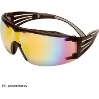 3M SecureFit SF416XAS-BLK Veiligheidsbril Met anti-condens coating, Spiegelend Grijs, Zwart