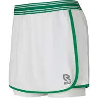 Robey Tennisrok Women Deuce Wrap Skirt White/Green-L