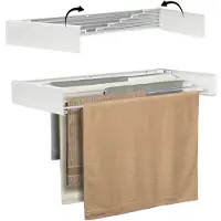 Ad Vitam Wanddroogrek - Wasrek hangend - 80 cm - Wit