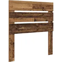 vidaXL Hoofdbord Oudhout Bewerkt hout