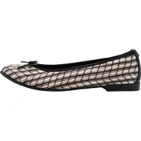 Tamaris Ballerina cappuccino / zwart / wit