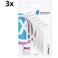 Miradent Interdentale Ragers I-Prox L 0,6 mm Wit 3x 6 stuks