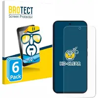 BROTECT - Screenprotector voor realme 16 Pro - Folie Beschermfolie transparant 6 Stuks