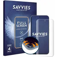 Savvies - Screenprotector voor OnePlus Turbo 6V - Folie Beschermfolie transparant volledig dekking 4 Stuks