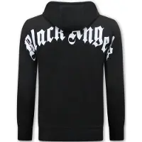 Top Star Hoodies oversized black angels
