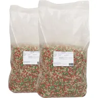 Famiflora kleurrijke Sticks Mix vijver vissenvoer - 80L (2x40L - ca. 6KG) - Met spirulina - Geschikt voor verschillende vijvervissen