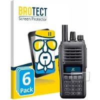 BROTECT Screenprotector 6 Stuks voor Icom IC-T10 Beschermglas transparant