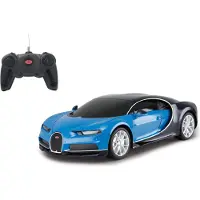 Jamara RC voertuig Auto - 405137 RC Sport Auto Bugatti Chiron - Blauw - 2,4GHz RC Model Kant en Klaar - 1:24 Bestuurbare Auto
