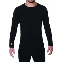 Elite Sport Compression Shirt Lange Mouw Kinderen - Zwart | Maat: 14