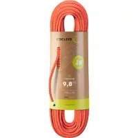 Edelrid - Klimtouwen - Heron Eco Dry 9,8Mm Fire voor Unisex - Maat 70 m - Oranje