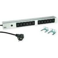 Bachmann 19" 1U 12xC13 2,0m CEE7/7