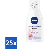 Nivea - Oogmake-up Verwijderaar - Waterbestendige Make-up Verwijderaar - Voor de gevoelige huid - Met Kamille & Provitamine B5 - 125 ml - Bulkverpakking - 25 stuks