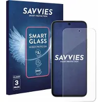 Savvies 3 Stuks Screenprotector - geschikt voor Oppo A6s 5G - beschermfolie glas transparant
