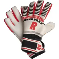 Real Power Keepershandschoenen - Wit / Zwart / Rood | Maat: 8,5