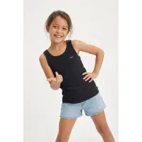 Levi's Kids Levi´s  Kids Meet And Greet Ribbed Mouwloos T-shirt Zwart 5 Years Jongens,Meisjes