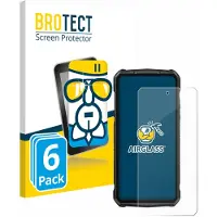 BROTECT Screenprotector 6 Stuks voor Ulefone Armor 29 Ultra Beschermglas transparant
