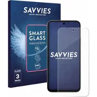 Savvies 3 Stuks Screenprotector - geschikt voor Oppo A6s 4G - beschermfolie glas transparant