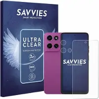 Savvies - Screenprotector voor Motorola Moto G Play 2026 (Voor+Camera) - Folie Beschermfolie transparant 18 Stuks