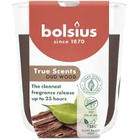 Bolsius Geurkaars True Scents Oud Wood Bruin 25 Uur D 7,3 H 8,1 Cm