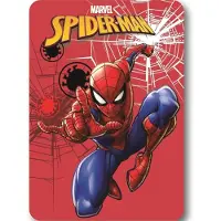 Procos Spiderman fleece deken - rood - Spider-Man plaid - 140 x 100 cm.