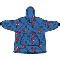 Procos SpiderMan Hoodie Fleece deken, True Hero - Kind - One Size