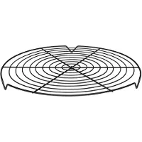 Mustang Pizza Cooling Rack – Ø 32 cm – Staal – Zwart