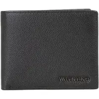 Valentino Leren kaarthoes Fort Wallet Nero zwart