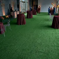Floordirekt Op Maat Hemaakt Tapijt Sintra - Voor Evenementen & Beurzen - Onderhoudsvriendelijke Loper - Voor Beurzen & Evenementen - Donkergroen - 200 x 300 cm