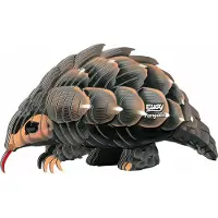 Eugy 3D Puzzel - Pangolin - Wilde Dieren - Duurzaam - Verzamel Ze Allemaal - 6 Jaar