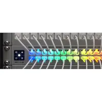 Ubiquiti UACC-Cable-Patch-EL-0.15M-W-24 UniFi patchkabel met doorzichtige booted RJ45 en Etherlighting ondersteuning in combinatie met UniFi Pro Max switching, 0,15 m, wit, 24-pack