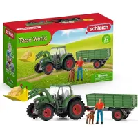 Schleich FARM WORLD - Tractor met Aanhanger - 42608