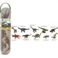 Collecta Figurine Mini Set - 10 Dinosaurussen - Handgeschilderd - Miniatuur