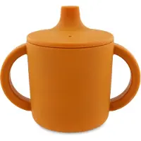 Trixie Tuitbeker - Mr. Fox - Drinkbeker voor Baby - Antilek Beker - Voor baby's vanaf 4 maanden - van Siliconen - Geschikt voor de Vaatwasser