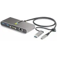 StarTech.com .com USB-C/USB-A hub met 2 poorten, Gigabit Ethernet en seriële RS232-aansluiting, 2x USB-A - Hub - 2 x USB 3.2 Gen 1 - Voor desktopgebruik