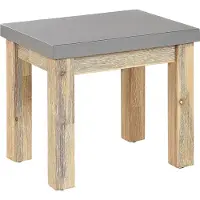 Beliani OSTUNI - Tuinstoel - Grijs - Vezelcement