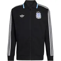 Adidas Argentinië Originals Anthem Trainingsjack Zwart Wit Lichtblauw