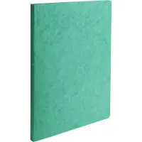 Exacompta 50x Map met gerilde rug in glanskarton 400g/m2 - 24x32cm - Groen - 11503H