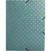 Exacompta 8x Klasseerdoos met rug 40mm in glanskarton 600g/m2 Neo Deco - Geassorteerd - 59450E
