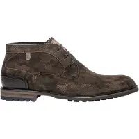 Floris van Bommel van Bommel nette schoenen groen geprint suede
