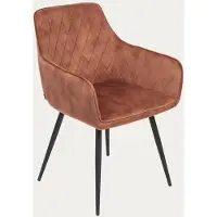 Homla Stoel SATORI – Baksteenrood – 58x62x79 cm