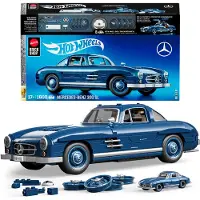 Mega Hot Wheels - Mercedes-Benz 300 SL Raceauto Bouwset (1600 Onderdelen)