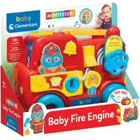 Clementoni baby brandweerwagen educatief Montessori