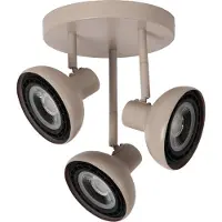 Lucide SENSAS - Plafondspot (Plafondlamp) - Ø 25,8 cm - 3xGU10 (ES111) - Beige