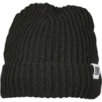 Urban Classics - Recycled Yarn Fisherman Beanie black one size Beanie Muts - Zwart