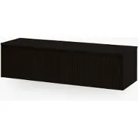 Gliss Design Timotheus onderkast met 2 lades en toppaneel 160cm black veneer