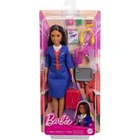 Barbie Flight Attendant Doll Blauw Kinderen