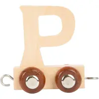 Small Foot - Houten Lettertrein - P - 12 stuks