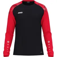 Jako Sonic Longsleeve Heren - Zwart / Rood | Maat: 4XL